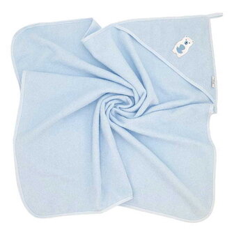 2285 OKRYCIE KĄPIELOWE 100X100 MIŚ POLARNY NIEBIESKI BL228