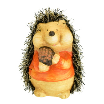 Ježek se šiškou keramický 13 cm