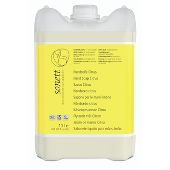 Sonett Tekuté mýdlo - citrus BIO 10 l - pro vaše ruce, obličej i celé tělo