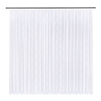 Záclona Vera, béžová, řasící páska - 245 mm, 600 mm