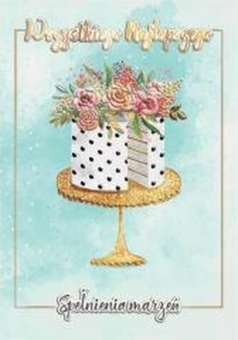 Karnet A5 Tort glamour