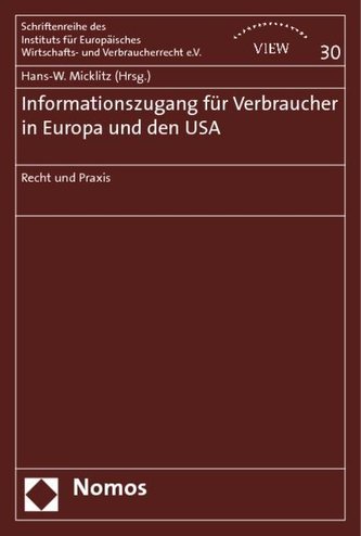 Informationszugang für Verbraucher in Europa und den USA