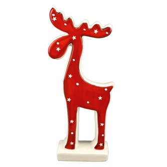 Sob červený s hvězdičkami 23 cm