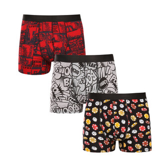 3PACK pánské boxerky Nedeto vícebarevné (3NBV1) XL
