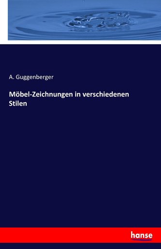 Möbel-Zeichnungen in verschiedenen Stilen