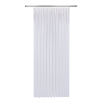 Voálová záclona z recyklovaného materiálu - bílá, 245 mm, 600 mm
