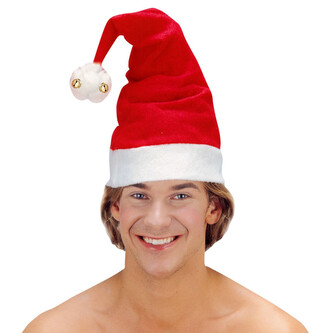 Čepice Santa s rolničkami