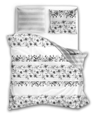 POŚCIEL KPL.FASHION 001 160X200+2X70X80 SAT.BAW.