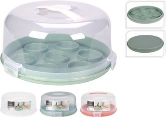 POJEMNIK Z KLOSZEM NA CIASTO 3 wzory