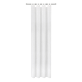 Záclona s poutky - slonová kost, 245 mm, 140 mm