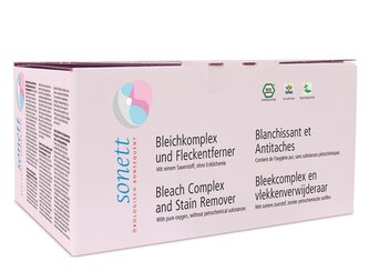 Sonett Bělící prostředek a odstraňovač skvrn 5 kg - na skvrny od vína, kávy, trávy či krve