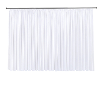 Efektní voál z recyklovaného materiálu - bílá, 180 mm, 600 mm