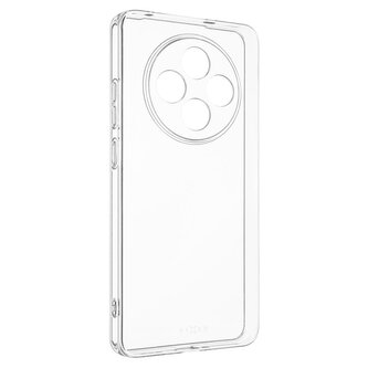 Fixed TPU gelový kryt Story AntiUV pro OPPO Reno12 F 5G, čirý