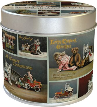 Vonná svíčka v plechové dóze Christmas Animals