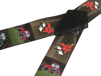 Šle řemeslnické - 1 ks - 6 hnědá traktor