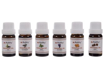 Ruhhy 21939 Esenciální oleje 10 ml, sada 6 ks