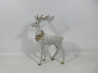 SANTA LILA Figura 18x8,5x28CM renifer