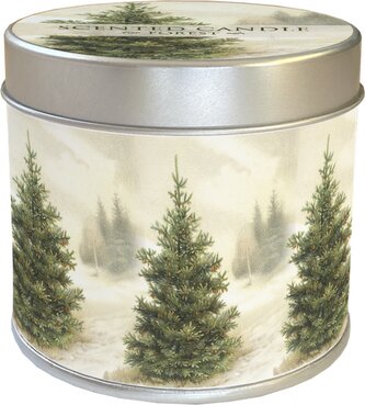 Vonná svíčka v plechové dóze Fir Trees