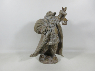 SANTA LILA Figura 27x16x41CM