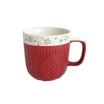 HRNEK S VÁNOČNÍM MOTIVEM  KERAMIKA 345ML
