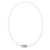 Ozdobný úvaz na záclony - bílá