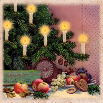 Papírový ubrousek Christmas Lights