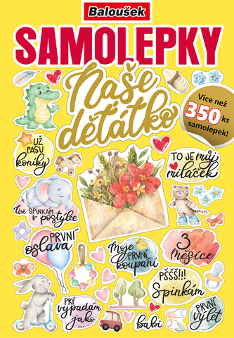 Samolepkový sešit - A5 - Naše děťátko