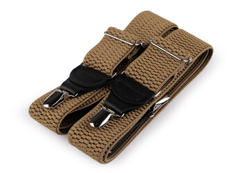 Šle šíře 4 cm délka 120 cm - 1 ks - 5 béžová