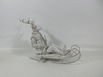 SANTA LILA Figura 29,5x10,5x23,5CM