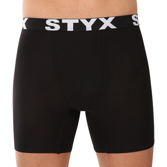 Pánské boxerky Styx long sportovní guma černé (UN0960) M