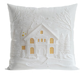 Vánoční polštář CHRISTMAS HOUSE 3D 40x40 cm  Mybesthome