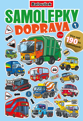 Samolepkový sešit - A5 - Doprava