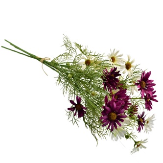 Luční kvítí kopretiny fialové 70 cm