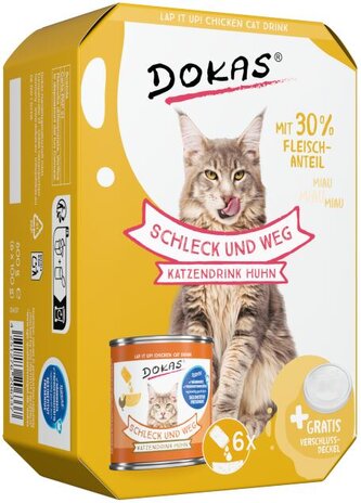 Dokas Nápoj s kuřecím masem a kokosovou vodou 6 x 100 g