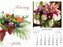 Kalendarz 2026 ścienny Kwiaty