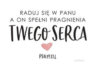 Magnes na lodówkę - Raduj się w Panu