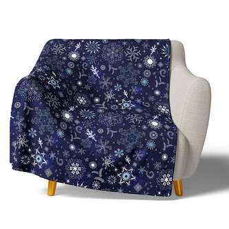 Mikroplyšová deka Ledové Vločky 150x200 cm