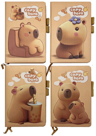 Blok C6 80 listů linka Kapybara