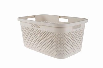 Koš na prádlo Curver Pure 47 l krémový