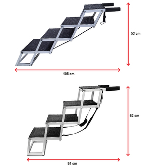 Nobby Skládací hliníkové schůdky do 75 kg