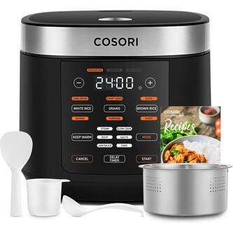 Cosori Multicooker CRC multifunkční hrnec a rýžovar 5L černý