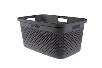 Koš na prádlo Curver Pure 47 l tmavě šedý