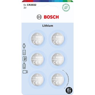 Bosch CR2032B6 Lithiová coin CR2032 6bl.