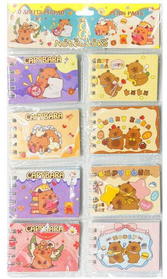 Bloček MINI Kapybara linka SP 8 ks