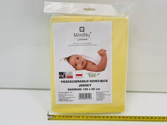 PRZEŚCIERADŁO JERSEY 120*60