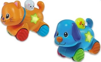 ZWIERZAKI NACIŚNIJ I JEDŻ -KOTEK