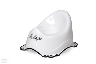 NOCNIK Z GUMKAMI LULU BIAŁO-CZARNY