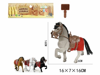 KOŃ FLOKOWANY 4 KOLORY 6216-2