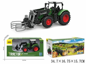 TRAKTOR ROLNICZY,GUMOWE KOŁA 1:24 9954