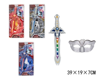 ZEST.HEROES MASK+MIECZ B/O 608A116